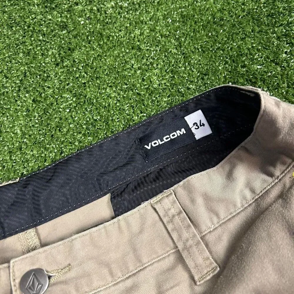 Volcom Men's Tan and Cream Shorts